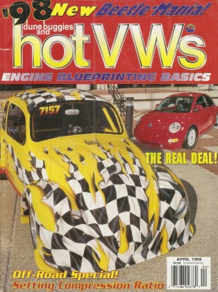 DUNE BUGGIES & HOT VW'S 1998 APR - OFFROADING, RACING BALL JOINT, BLUEPRINTING*